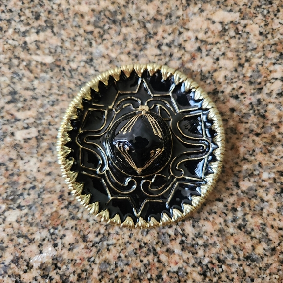 Artform Objet d'Art Enameled Jalisco Mariachi Sombrero Ensemble Trinket/Pill Box - Picture 6 of 16